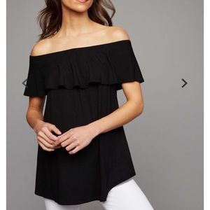 ISABELLA OLIVER Cold Shoulder Maternity Top